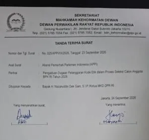 Komisi XI DPR Tak Adil, Diadukan ke MKD Soal Seleksi Anggota BPK 2026 