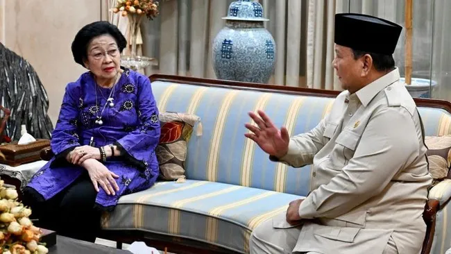 Bareng Dasco, Presiden Prabowo Sambangi Megawati di Teuku Umar. (Istimewa).