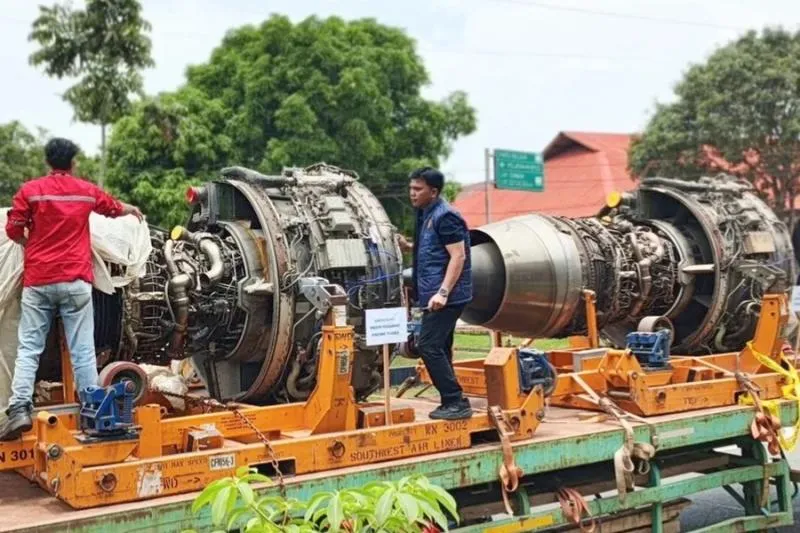 Penyelundupan Mesin Pesawat Rp30 M di Batam Dibongka Polisi. (Istimewa).