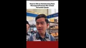 Walau MK Tak Diskualifikasi Gibran Tapi Pintu Pemakzulan Terbuka Lebar