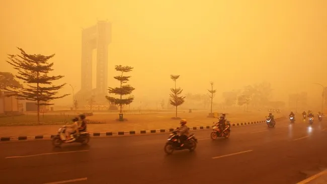 Deretan Wilayah dengan Kualitas Udara Kategori Berbahaya Hari Ini. (Reuters).
