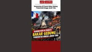Demonstran di Prancis Bakar Gedung Pemerintah hingga Jarah Toko