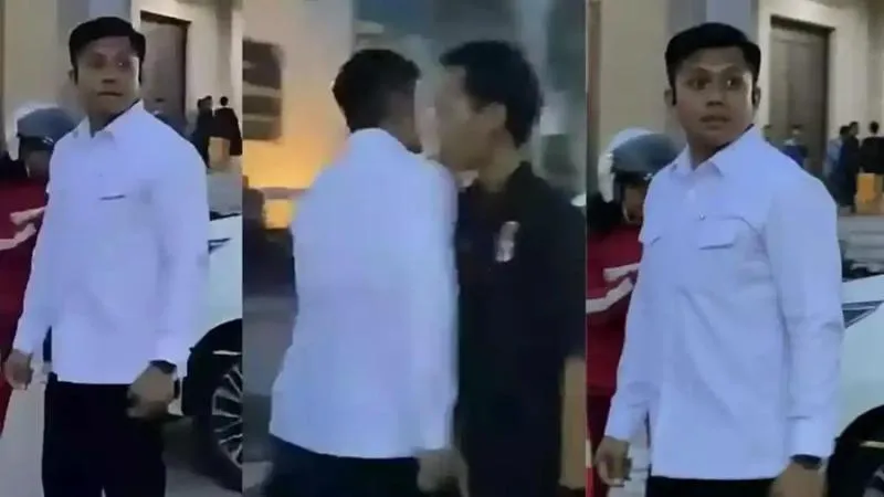 Ajudan Gubernur Kaltim Minta Maaf Usai Viral Arogan Senggol Massa Aksi. (Istimewa).