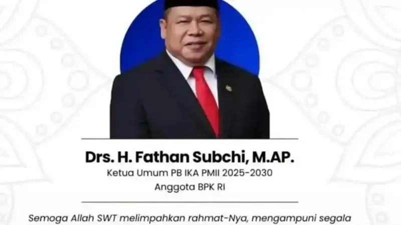 Anggota VI BPK RI, Fathan Subchi Meninggal Dunia. (Istimewa).