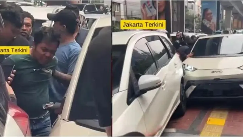 Polisi Sebut Sopir BYD yang Lindas Ojol di Jaksel Negatif Narkoba. (Istimewa).