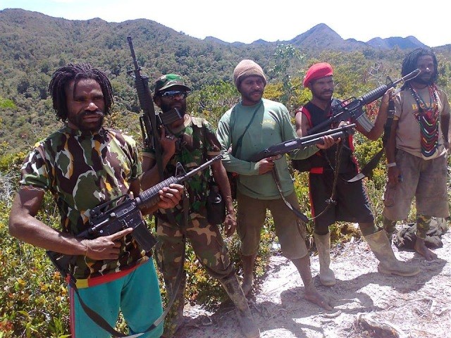 Kelompok bersenjata atau yang dikenal sebagai KKB di Papua (Ist)