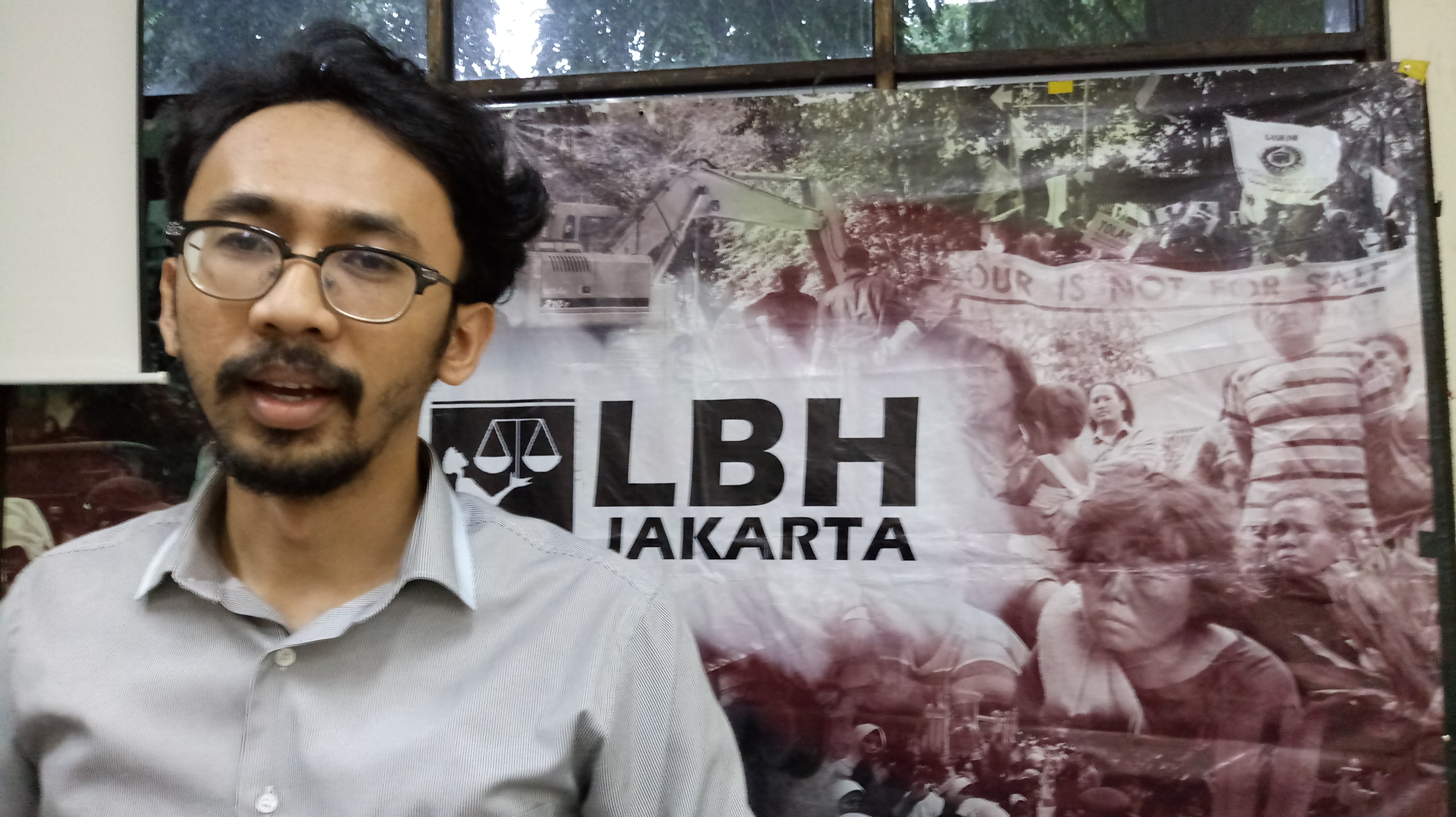 Pengacara Publik LBH Jakarta Arif Maulana (Foto: Adri Briantika)