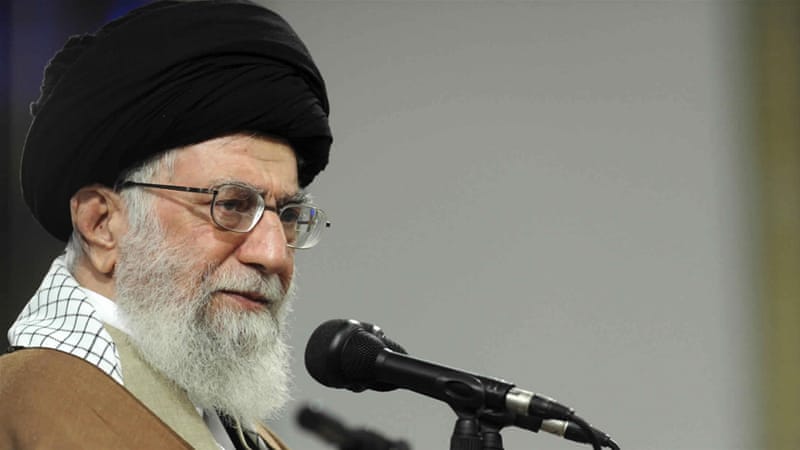 Pemimpin tertinggi Iran, Ayatollah Ali Khamenei Tuduh Amerika dan Israel Dalang Kerusuhan (foto: Al Jazeera)