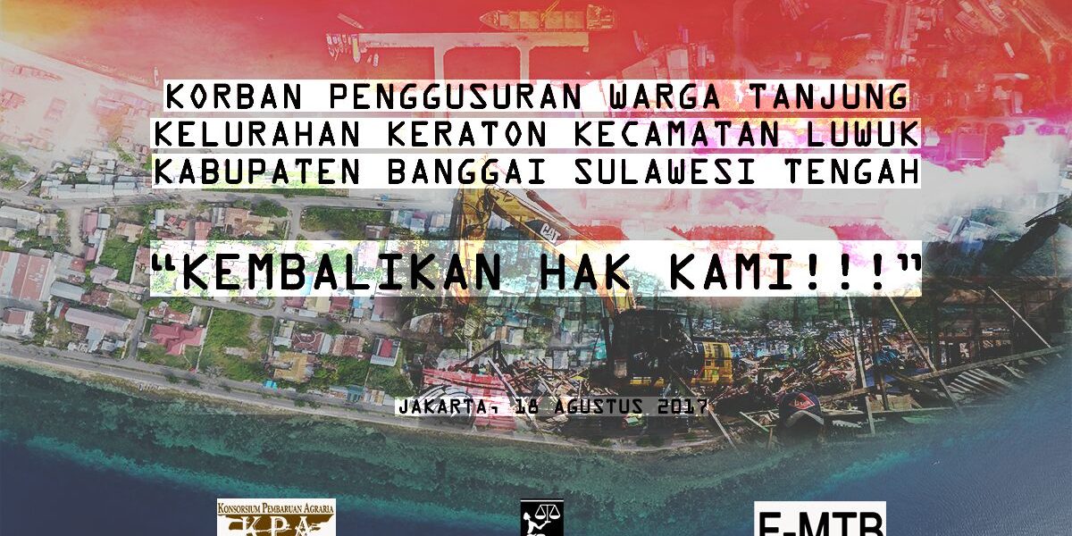 Ilustrasi Eksekusi Tanah Rakyat di Tanjung Banggai, Sulteng