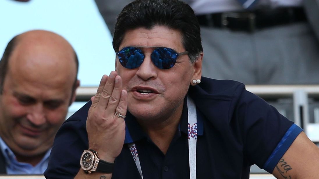 Diego Maradona (foto: Skysport)
