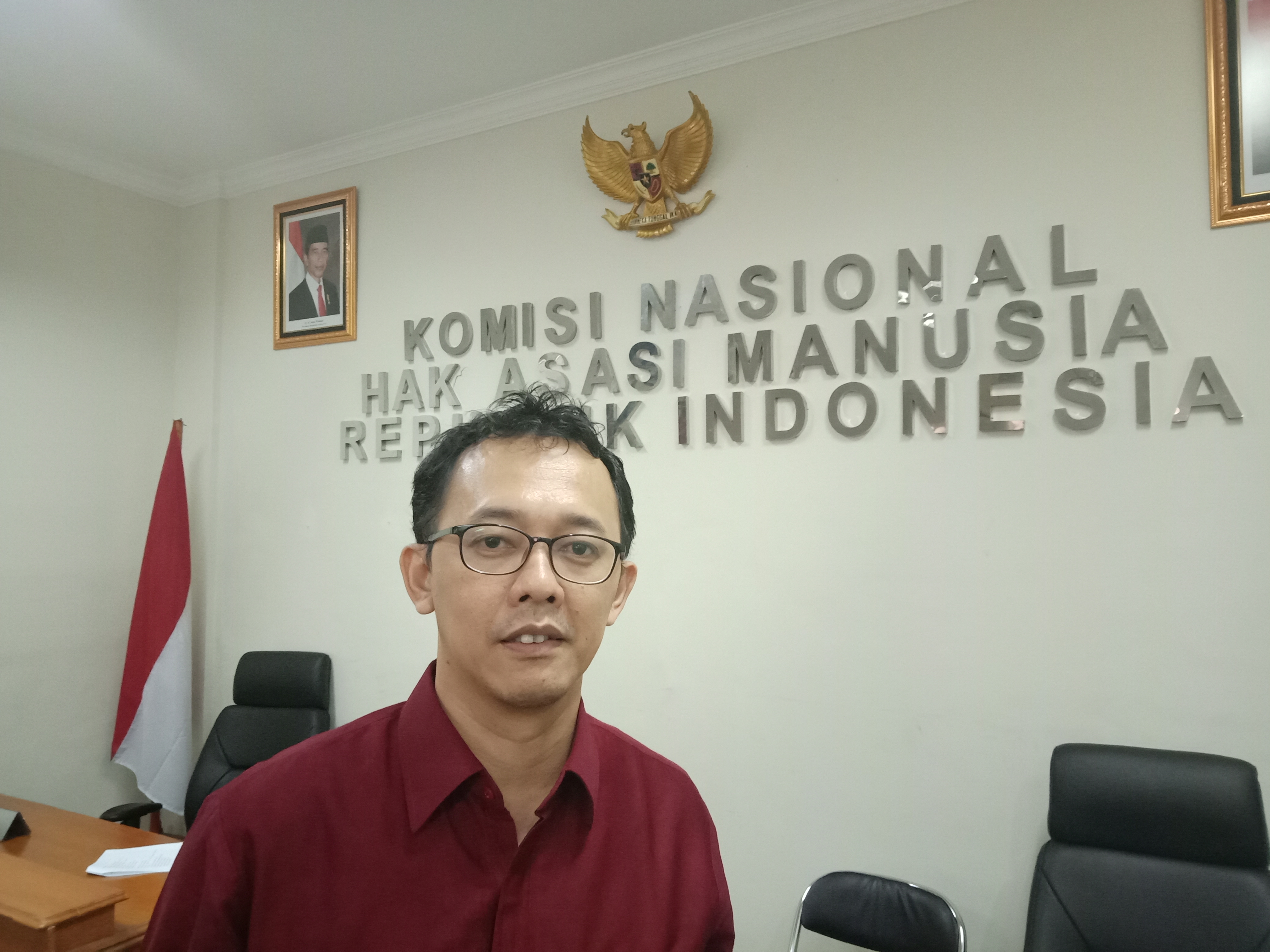 Beka Ulung Hapsara, Komisioner Komnas HAM (law-justice.co/Muhammad Mualimin)