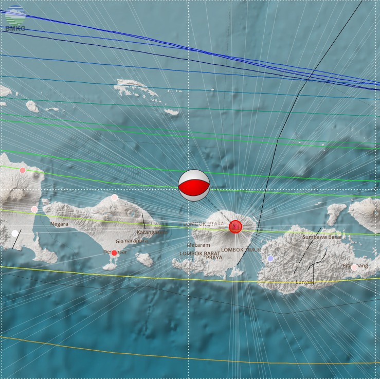 Lagi Gempa Susulan Guncang Lombok