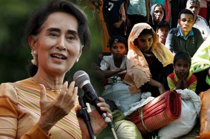 Aung San Suu Kyi dan Rohingya (Foto: Grid.id)
