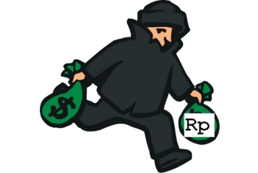 ilustrasi pencurian uang ( foto: republika.co.id)
