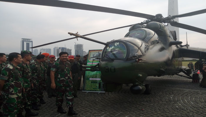 Pameran Alutsista TNI di Monas (Foto: Sindonews)