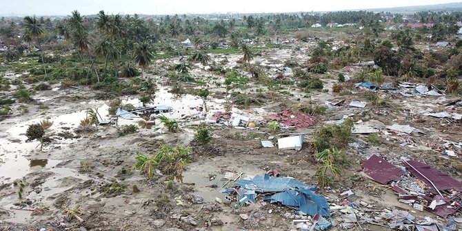 Ilustrasi: Kondisi kampung setelah banjir, longsor, dan lukuifaksi di Sigi. (Foto: Liputan 6)