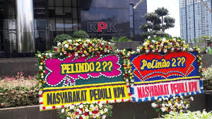 Karangan Bunga Bentuk Kepedulian Publik dalam Kasus Pelindo II, Agar KPK Tidak Masuk Angin (Ist)