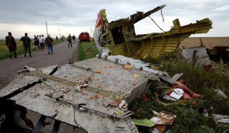 Puing pesawat MH17. (Foto: Reuters)