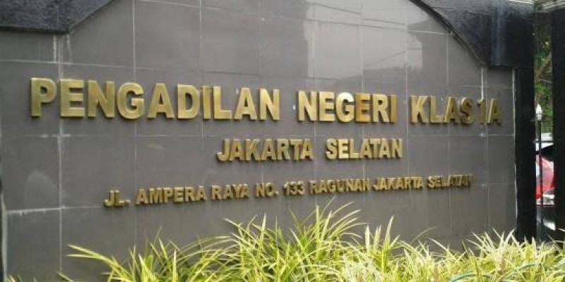 Pengadilan Negeri Jakarta Selatan (Foto: Rri)
