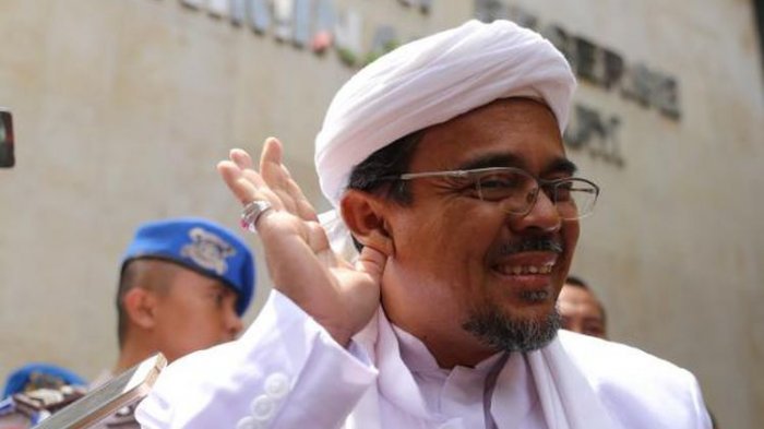 Imam Front Pembela Islam (FPI) Habib Rizieq Shihab mau pulang ke Indonesia (Foto: Tribun)