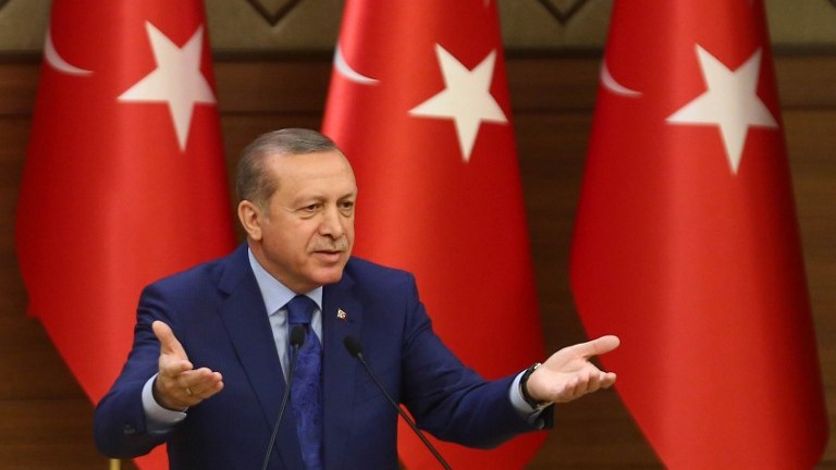 Presiden Turki Recep Tayyip Erdogan (Foto: The Time of Israel)