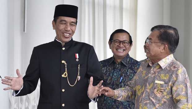 Mantan Presiden RI Joko Widodo dan mantan Wakil Presiden Jusuf Kalla (Foto: Tempo)
