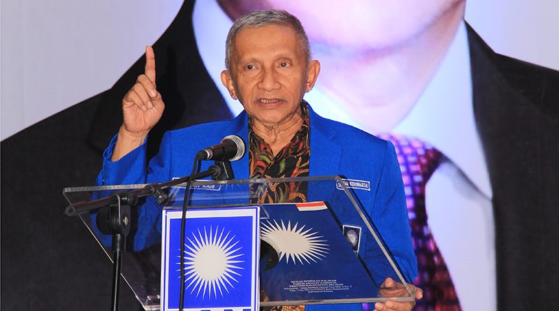 Pendiri PAN Amien Rais sebut Indonesia makin redup dan tak punya masa depan (Foto: Aamantnews)