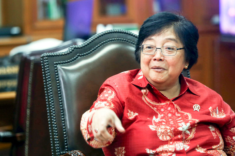 Menteri Lingkungan Hidup dan Kehutanan Siti Nurbaya (Foto: Tempo)