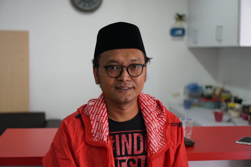 Politikus Partai Solidaritas Indonesia Muhammad Guntur Romli (Foto: Tirto)