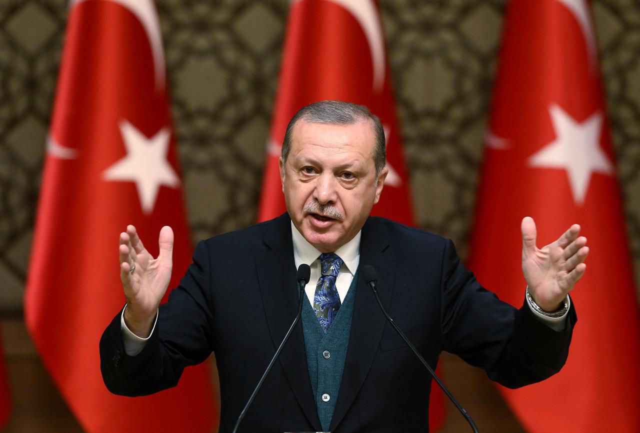 Presiden Turki Recep Tayyip Erdogan serukan boikot produk Prancis (Foto: Reuters)
