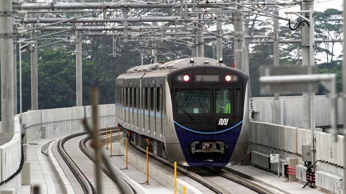Transportasi publik berbasis rel di Jakarta, MRT (Foto: Tribun)